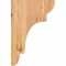 Ekena Millwork New Brighton Smooth Corbel, Western Red Cedar, 3 1/2"W x 8"D x 12"H COR04X08X12NEB00SWR - alternate 4